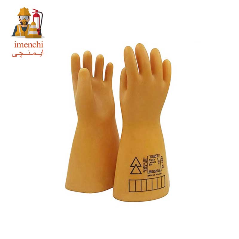 01 دستکش عایق برق سکورا SECURA کلاس 0